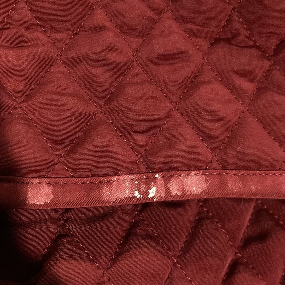 Reversible Dark Red + Gray Quilted Jacket - Picture 12 of 12